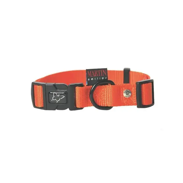 Collier chien réglable 20mm / 40-55cm orange Marque