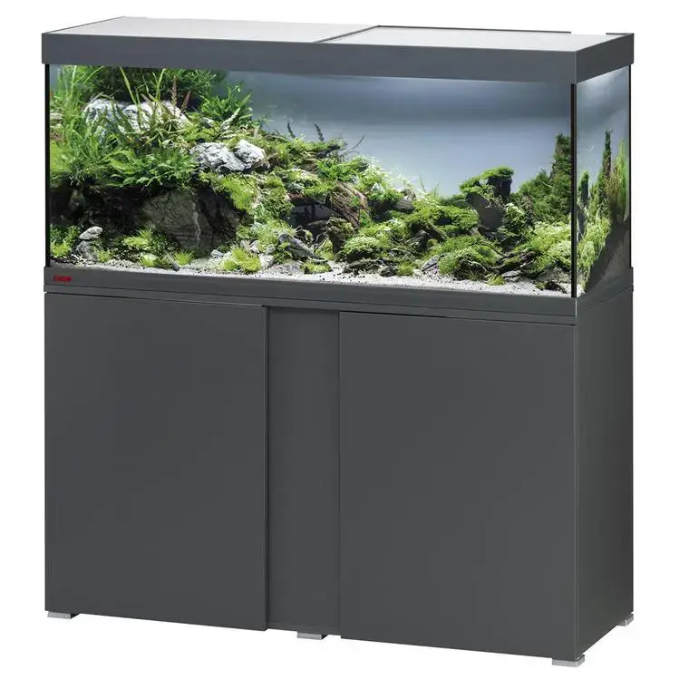 Aquarium avec meuble coloris anthracite Eheim vivalineLED 240L Prix Cassé