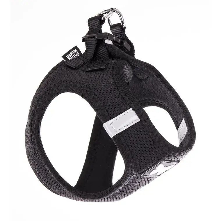 Satisfait Ou Remboursé Harnais Mesh noir pour chien Martin Sellier – M