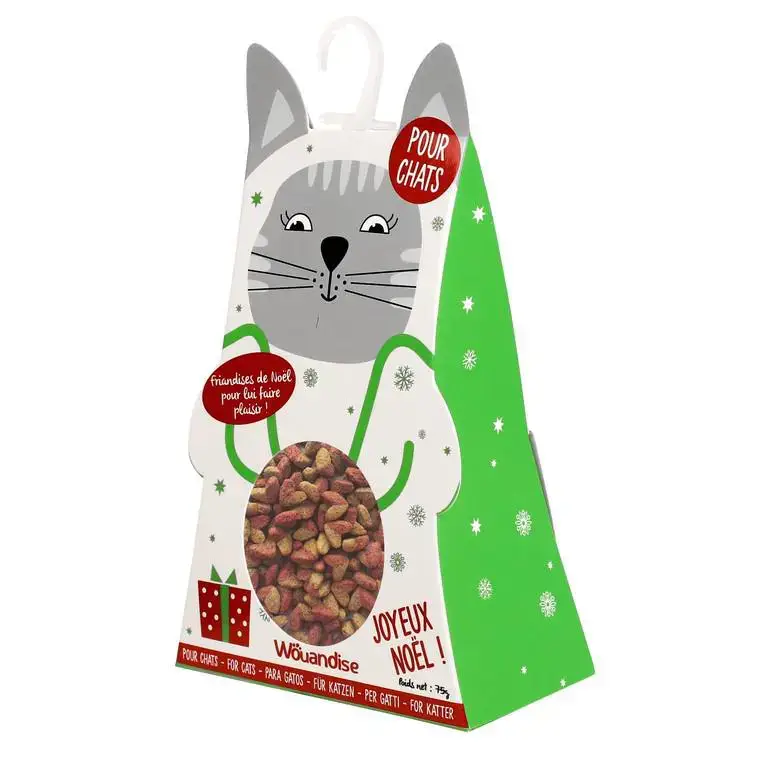 Boîte de friandises de Noël pour chat poulet Wouapy – 75 g Remise