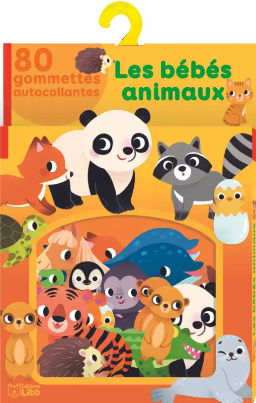 Bon Plan Livre gommettes autocollantes « Les bébés animaux » aux Éditions Lito