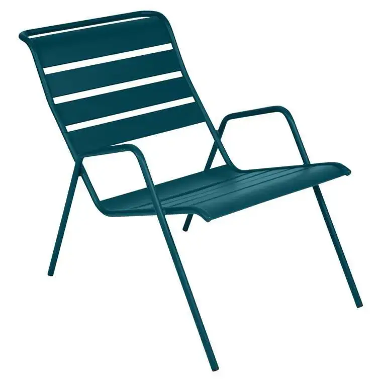 Fauteuil bas coloris bleu acapulco Monceau Fermob – 73 cm Prix Bas