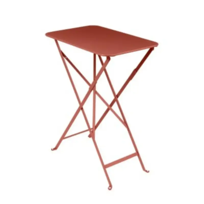 Table pliante Bistro coloris ocre rouge en acier Fermob – 37 x 57 x 74 cm Meilleur Prix