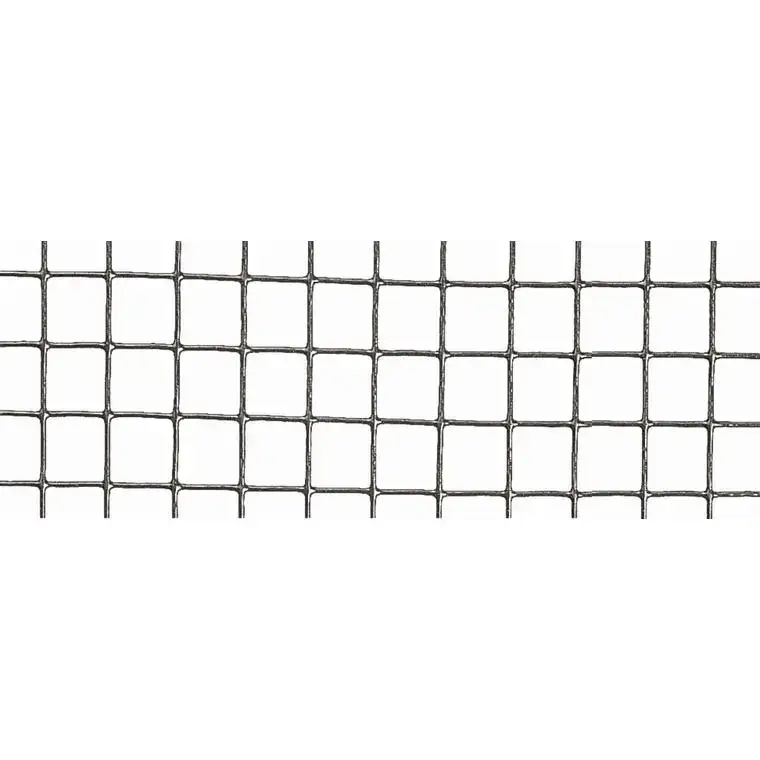 Grillage Fensanet Maille 1,27x 1,27 cm Fer galvanisé Gris L2,5 m x H50 cm Must-Have