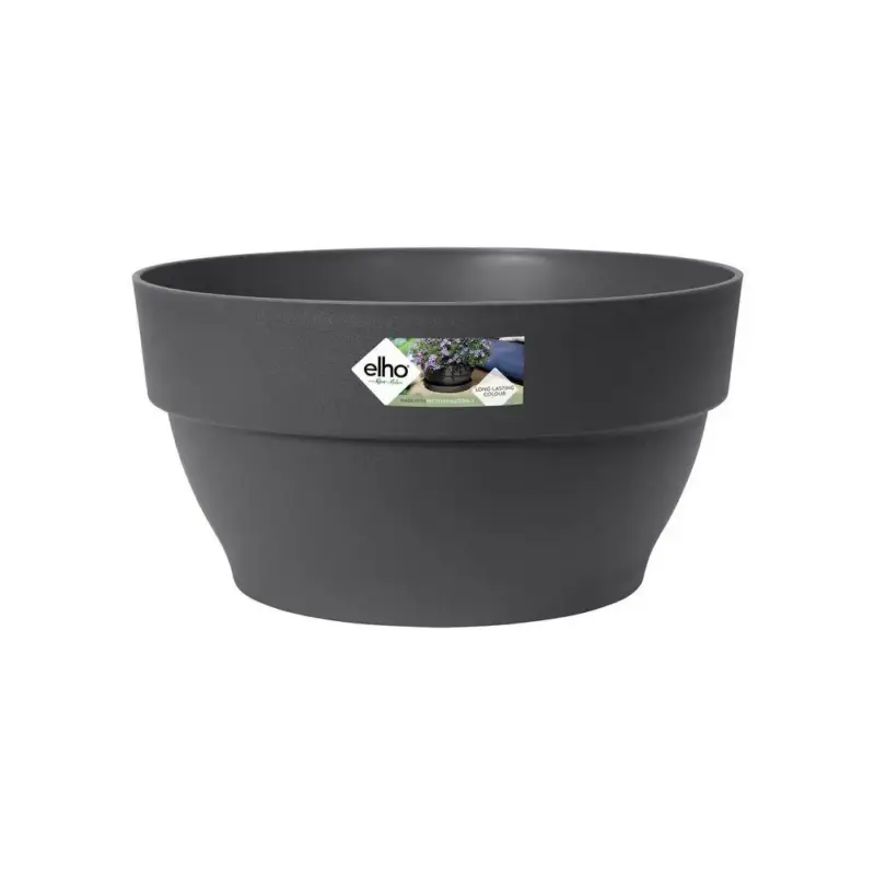 Coupe vibia campana Elho de 5,7 L coloris noir Ø 27 x H 14 cm Offre Spéciale