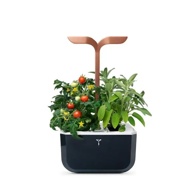 Potager d&rsquo;intérieur autonome compact Exky® SMART Soft Black – livré avec 2 lingots Super Prix