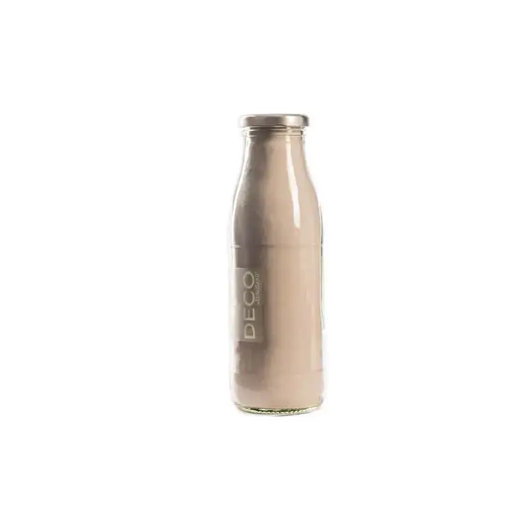 Sable décoratif naturel beige de 0,5 mm en bouteille de 500 ml Authentique
