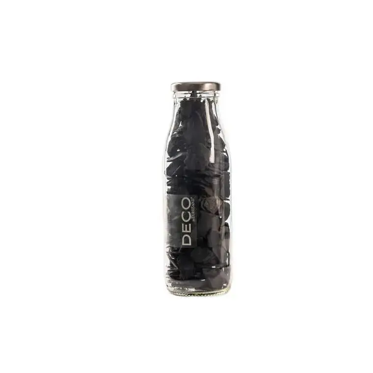 Expédition Rapide Éclats d&rsquo;ardoise naturelle noire de 20 à 40 mm en bouteille de 500 ml