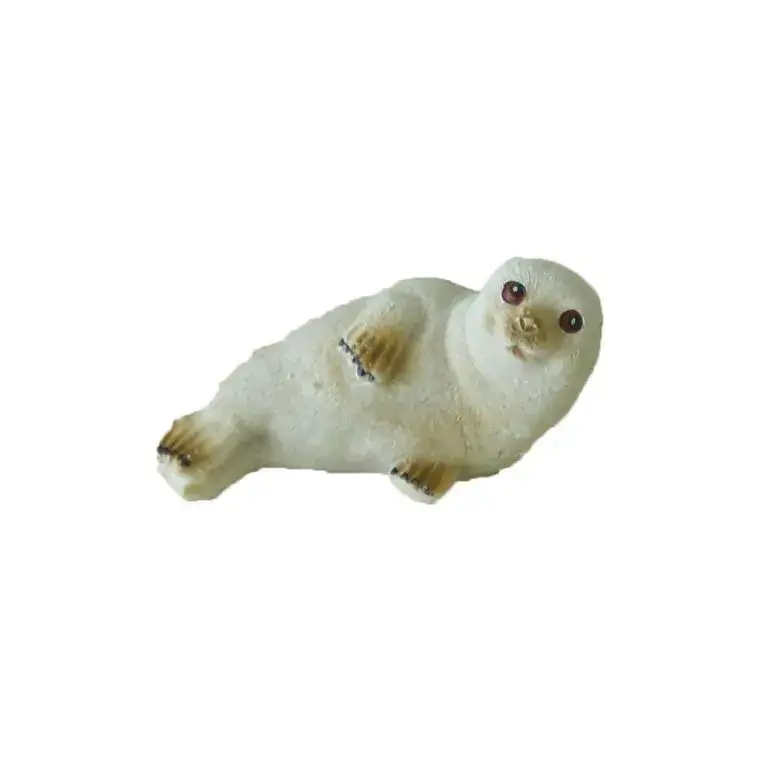 Phoque blanc en résine 3 cm Achat Immédiat