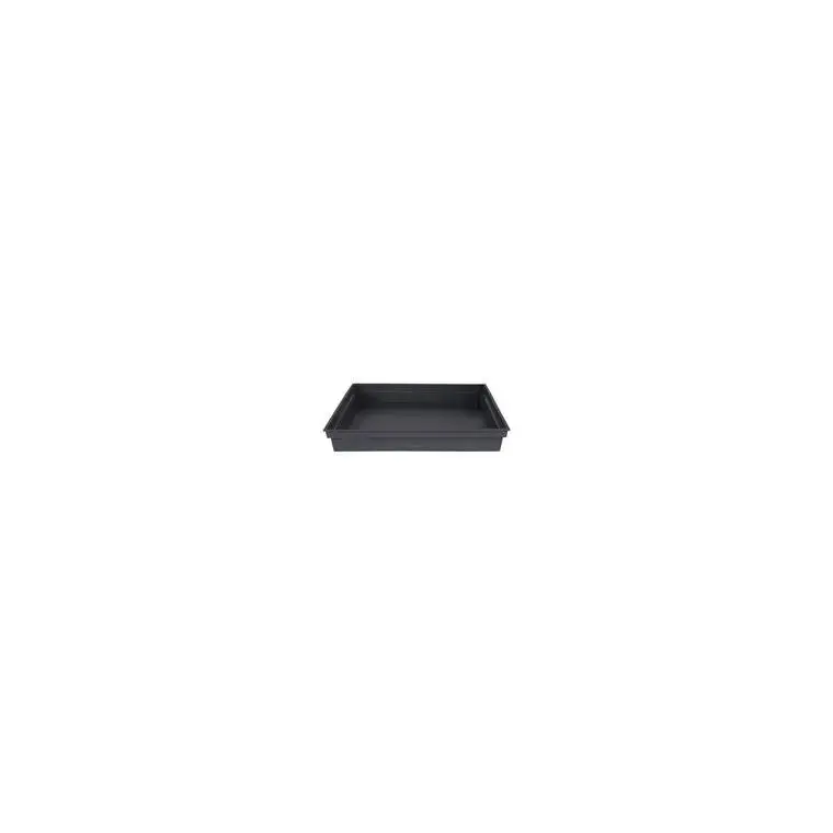 Soucoupe Toscane carrée coloris gris anthracite 40 x 40 x 5,9 cm Quantité Limitée