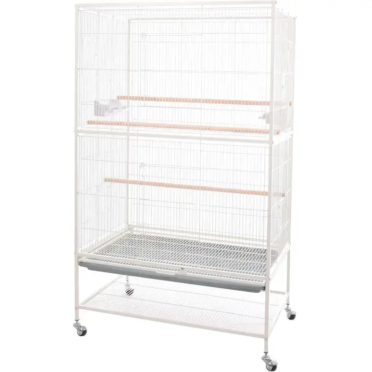 Vente Flash Volière Sumba blanche L 79 x l 52 x H 130 cm