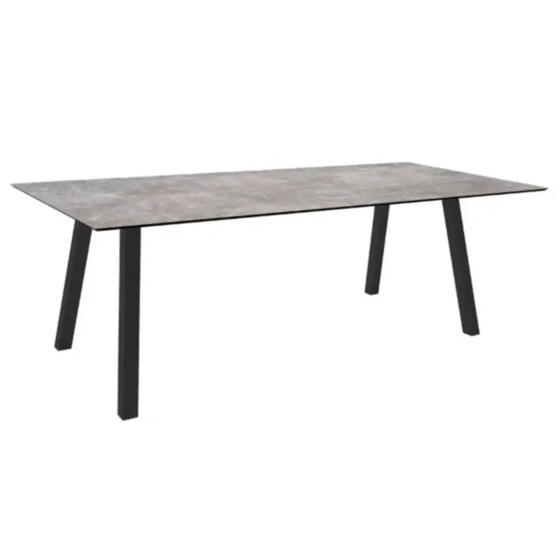 Nouveauté Table coloris gris en aluminium Interno Stern – 220 x 100 cm