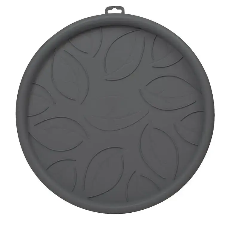 Soucoupe à roulettes gris anthracite Ø 34,5 cm Expédié Aujourd&rsquo;hui