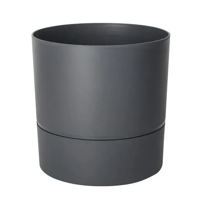 Vente Directe Pot gris anthracite Eda Aquaduo – Ø 28,5 x H 28,5 cm