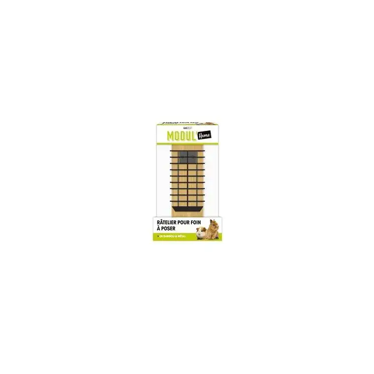 Ratelier à foin d&rsquo;extérieur beige en bois Modul&rsquo;Home Modul&rsquo;Home Paiement Sécurisé