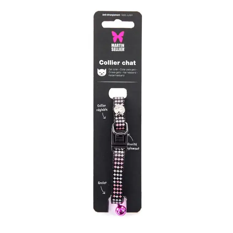 Solde Collier Croix rose