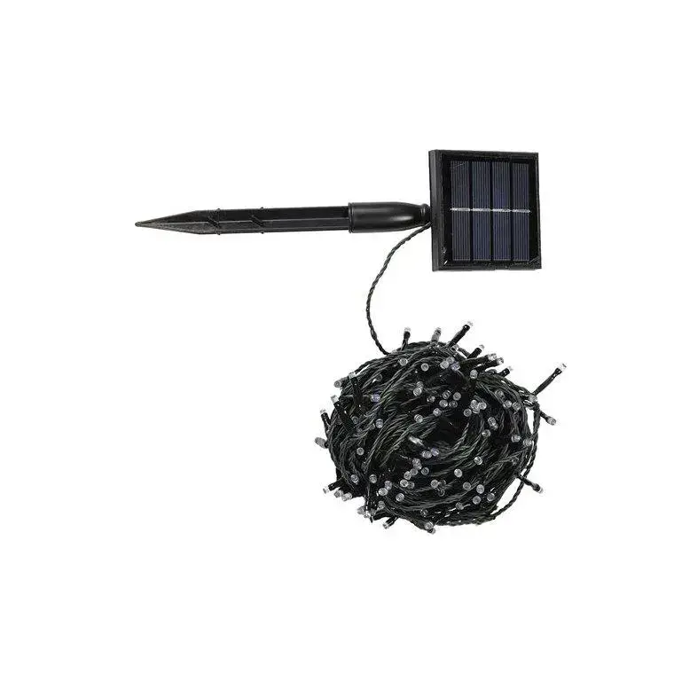 Guirlande lumineuse LED solaire à lumière animée blanc pur – 40 m Vente Directe