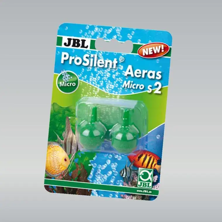 Diffuseurs d&rsquo;air pour aquarium coloris vert JBL ProSilent Aeras Micro S2- Ø 21 mm Commander Maintenant