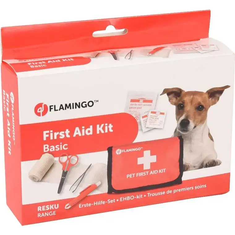 Commander Vite Trousse de secours Resku Flamingo – 18 x 12 x 4 cm