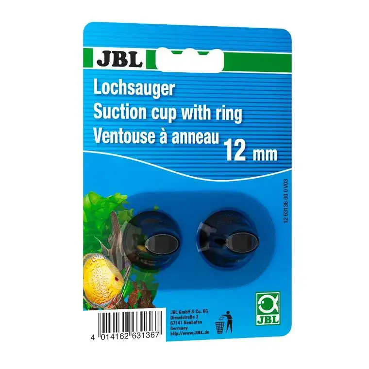 Prix Réduit Ventouses de fixation pour un thermomètre d&rsquo;aquarium ou de terrarium en caoutchouc coloris noir JBL – x 2