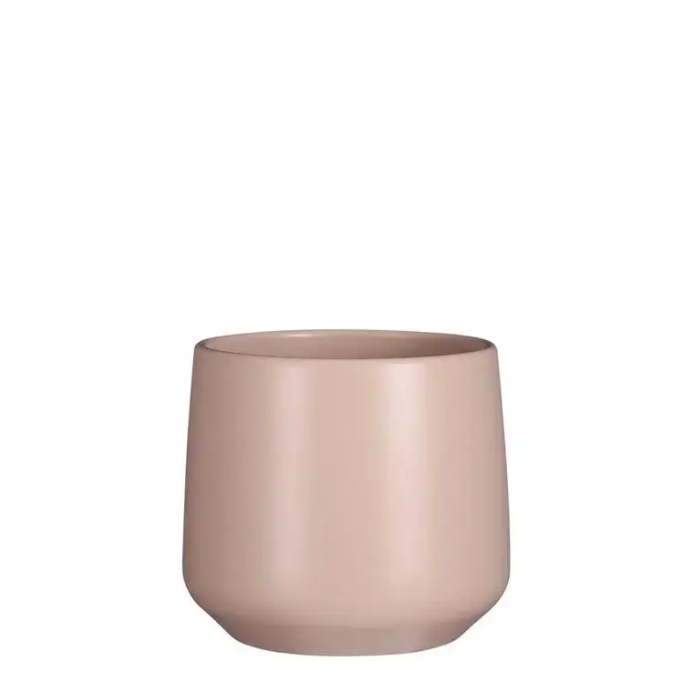 Remise Cache-pot en céramique rose clair Mica Amber – Ø 17 cm