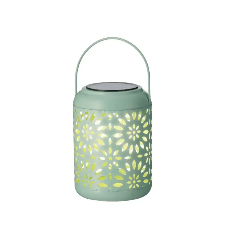 Bon Marché Lanterne solaire colorée – Ø 12 x H 17 cm