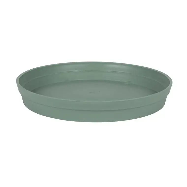 Populaire Soucoupe ronde en polypropylène vert laurier Eda Toscane – Ø 40 cm