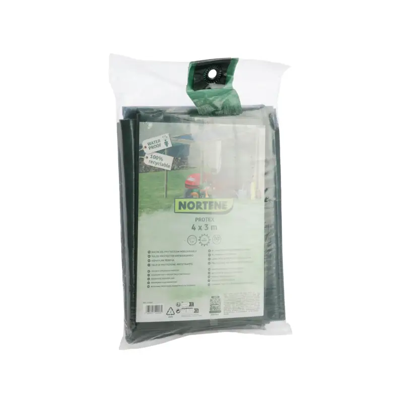 Haute Qualité Bâche renforcée coloris vert 4×3 m