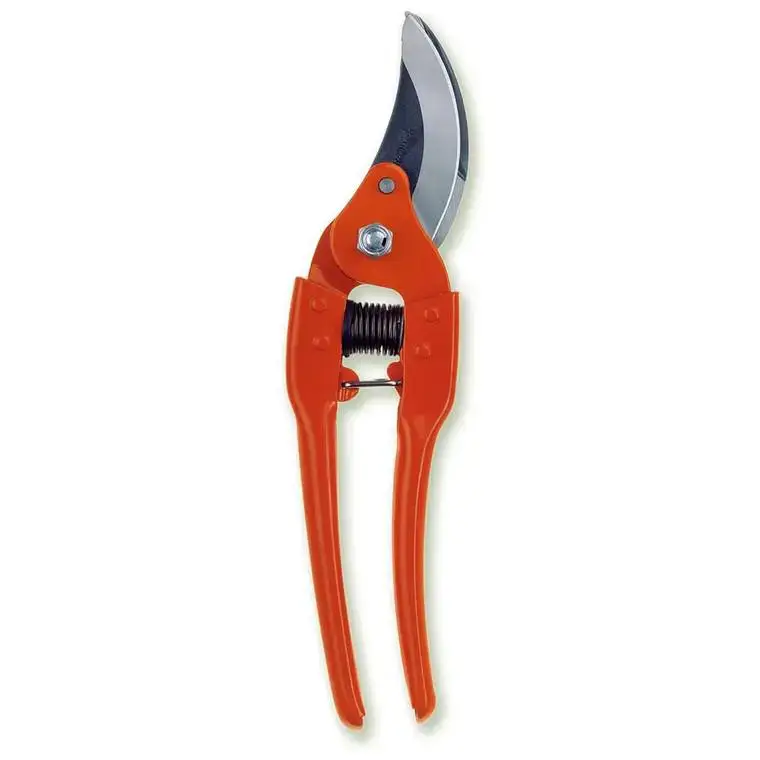 Bon Plan Sécateur professionnel acier embouti et tête étroite orange – 23 cm