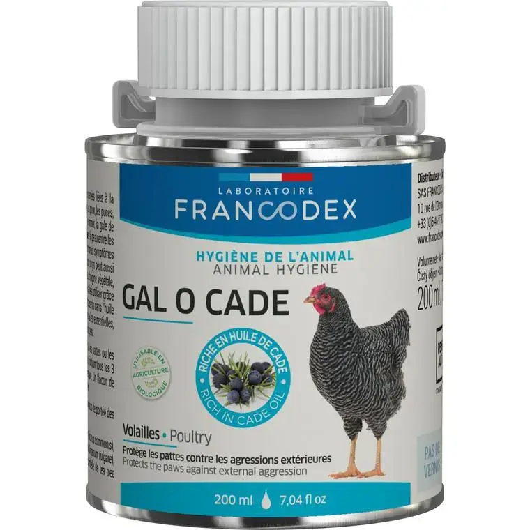Offre Du Jour Huile pour volaille Gale o Cade Francodex – 200 ml