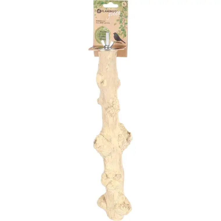 Commander Vite Perchoir à oiseau en bois de caféier Flamingo Java taille L – 40 cm