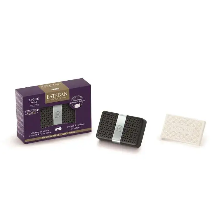 Diffuseur de voiture parfumé Figue noire Esteban – rechargeable Achat Immédiat