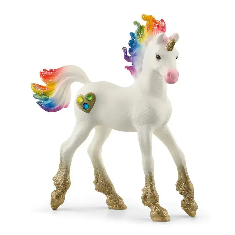 Expédition Rapide Licorne arc-en-ciel poulain multicolore Schleich Bayala – 8.8 cm