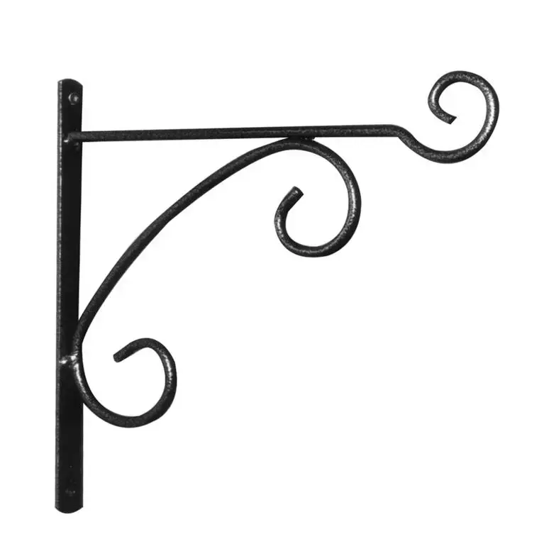 Nouveauté Potence fer rond gris martelé 32 cm