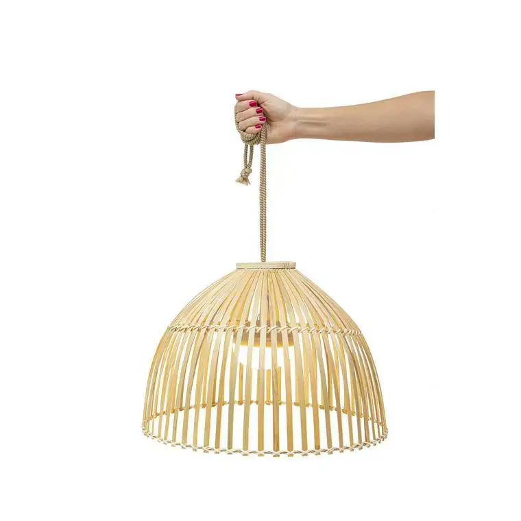Offre Du Jour Lampe à suspension coloris marron Reona