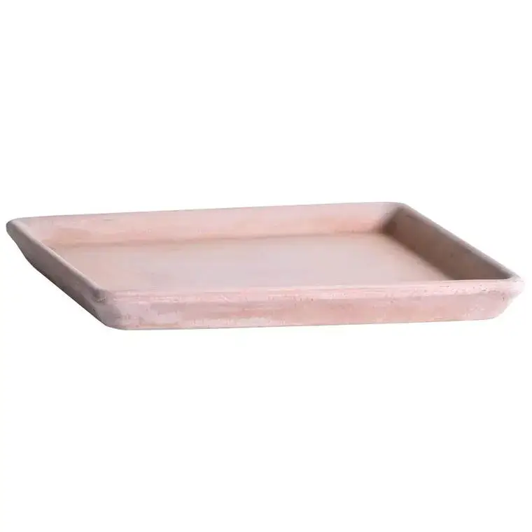 Marque Soucoupe carrée coloris terre claire – 20 x 20 cm