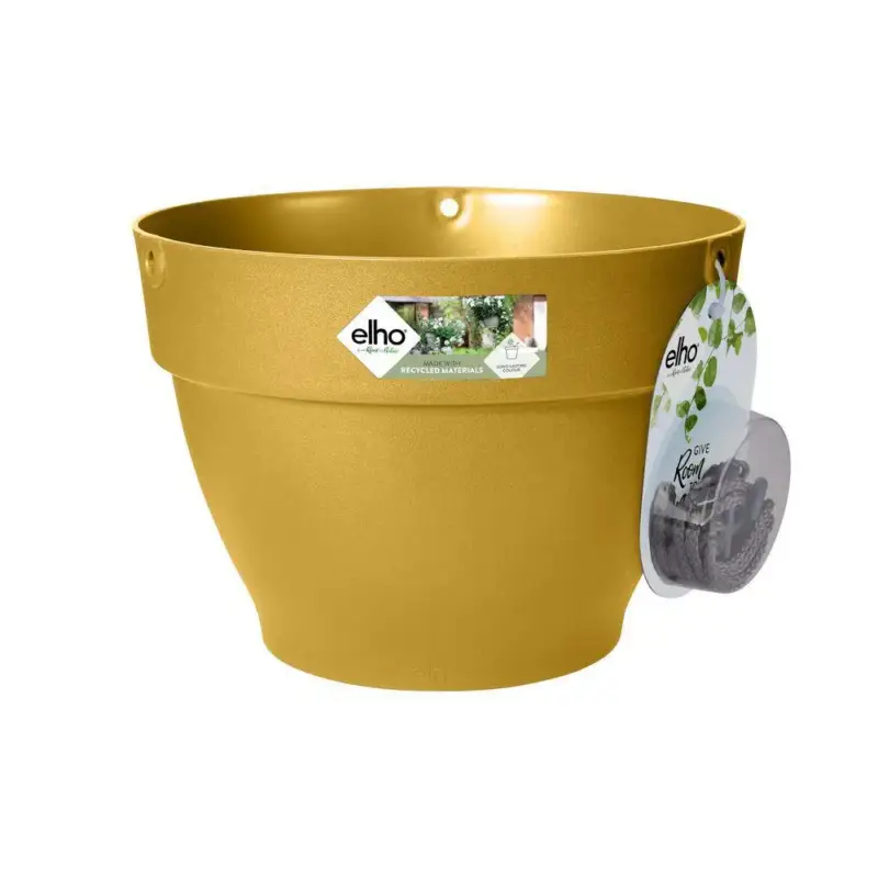 Prix Choc Suspension en plastique jaune miel Elho Vibia Campana – ø 26 cm