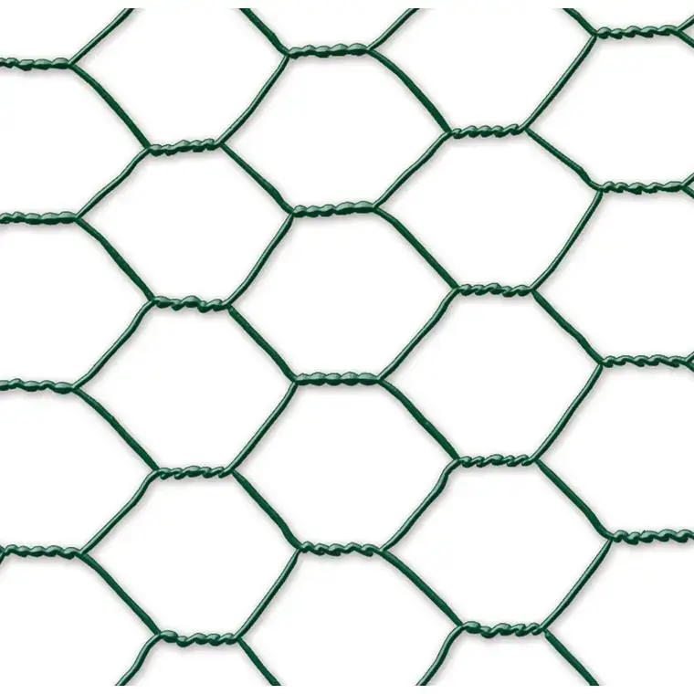 Grillage Galvanex maille hexagonale 4,1 cm Métal plastifié Vert L10 m x H100 cm Nouvel Arrivage