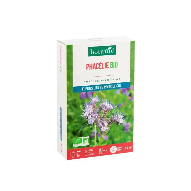 Achetez Aujourd&rsquo;hui Graines de Phacélie bio botanic® – graines à semer (30 m²)