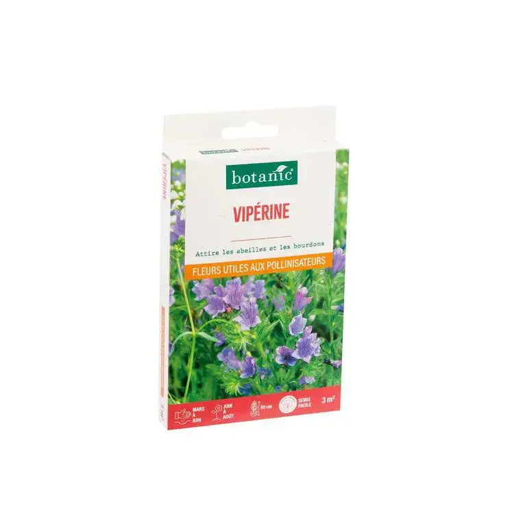 Vipérine botanic® – graines à semer (3 m²) Paiement Sécurisé