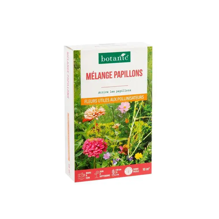 Achetez Aujourd&rsquo;hui Mélange fleuri pour papillonsbotanic® – graines à semer (10 m²)