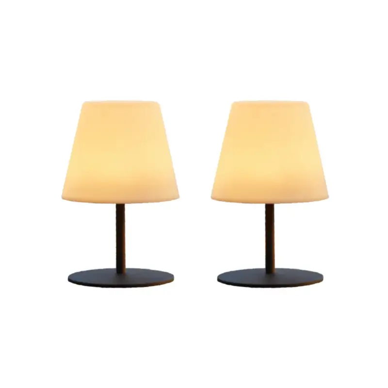 Super Prix Ensemble de deux lampes de table USB sans fil – Ø 10 x H 16 cm