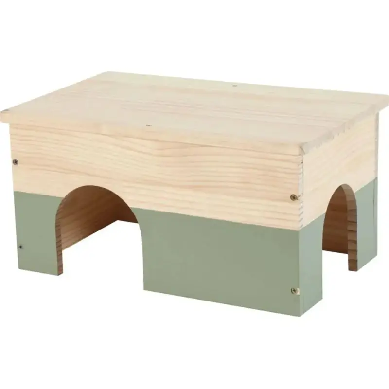 Affaire À Saisir Maison en bois pour lapin coloris vert Zolux Neolife – Taille XL