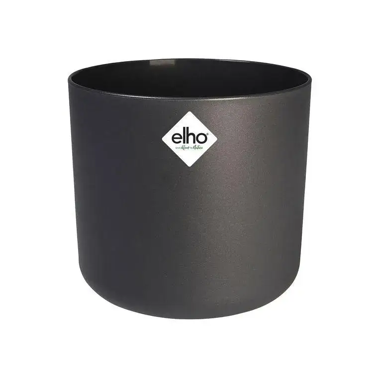 Expédition Rapide Cache-pot anthracite Elho B.for Soft – Ø 16 cm