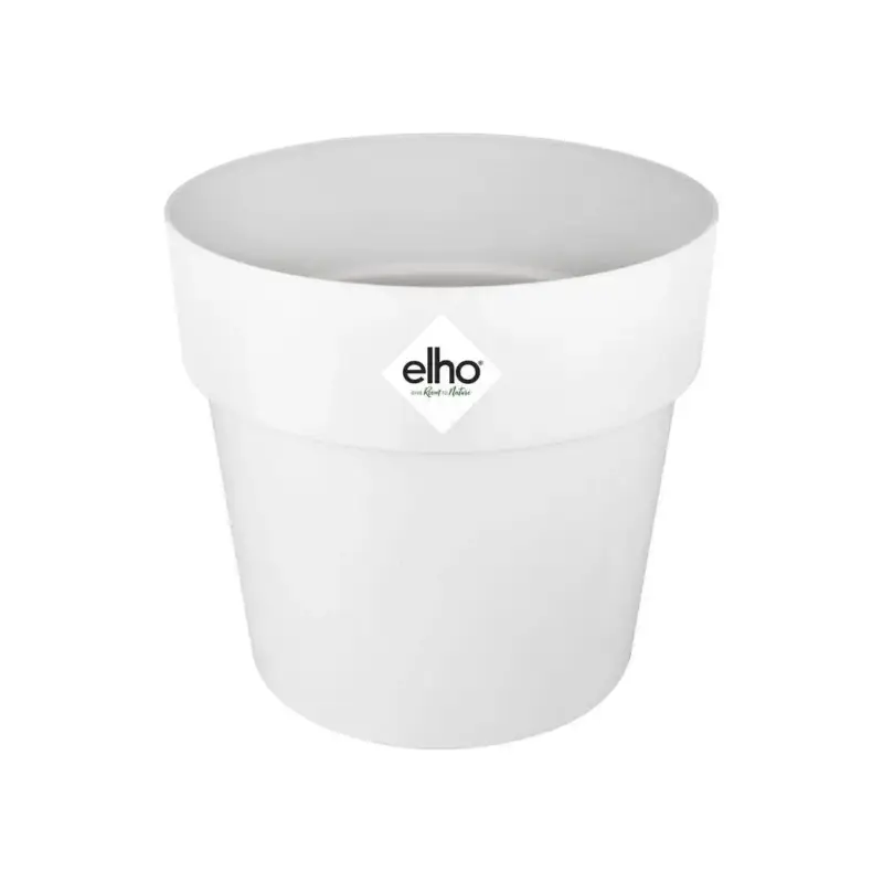 Cache-pot en polypropylène Elho B.for original rond blanc – Ø 18 cm Prix Cassé