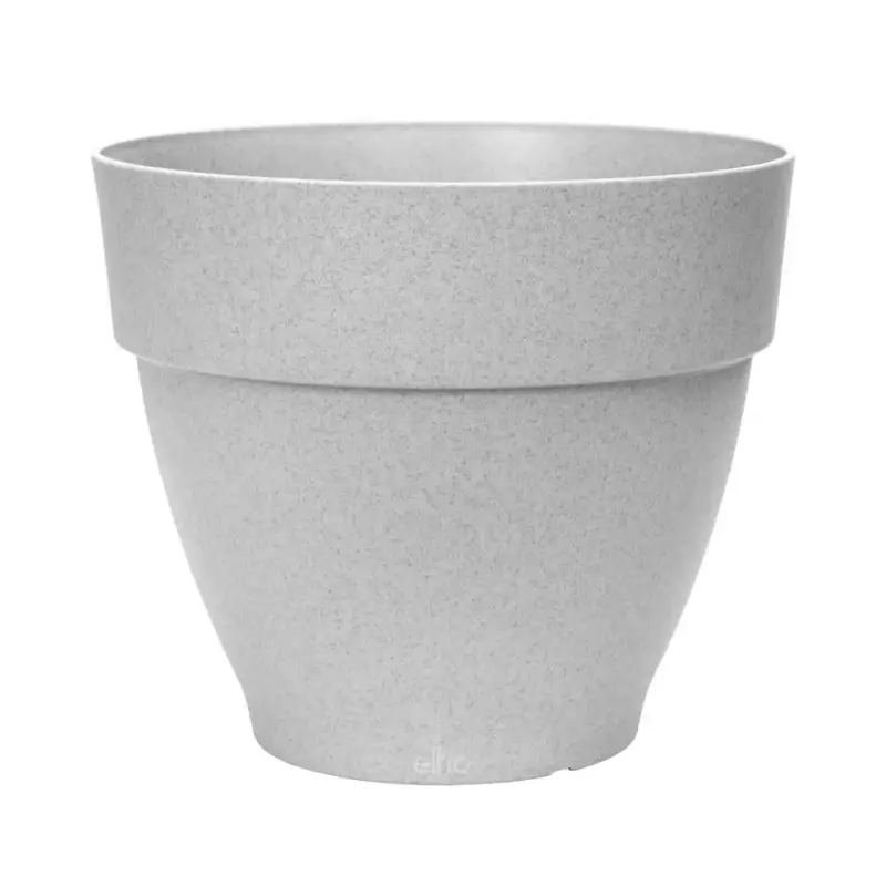 Expédié Aujourd&rsquo;hui Pot rond en plastique injecté coloris living ciment Elho Vibia Campana – Ø 20 x 17 cm