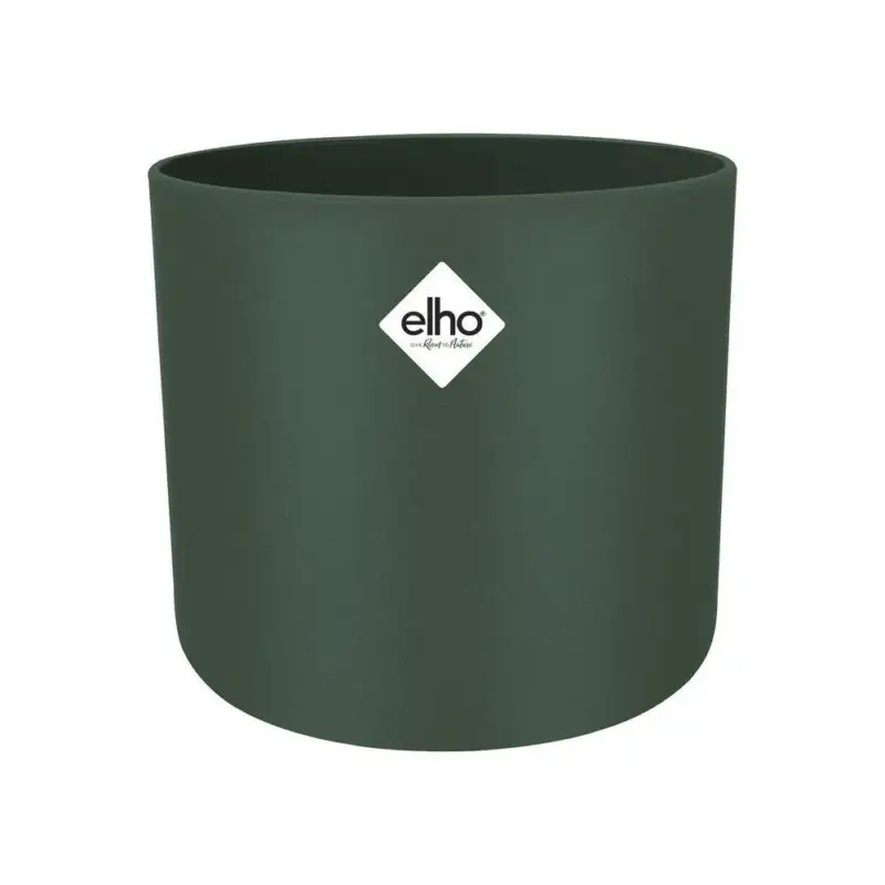 Cache pot vert leaf green Elho b.for soft – Ø 14 cm Promotion