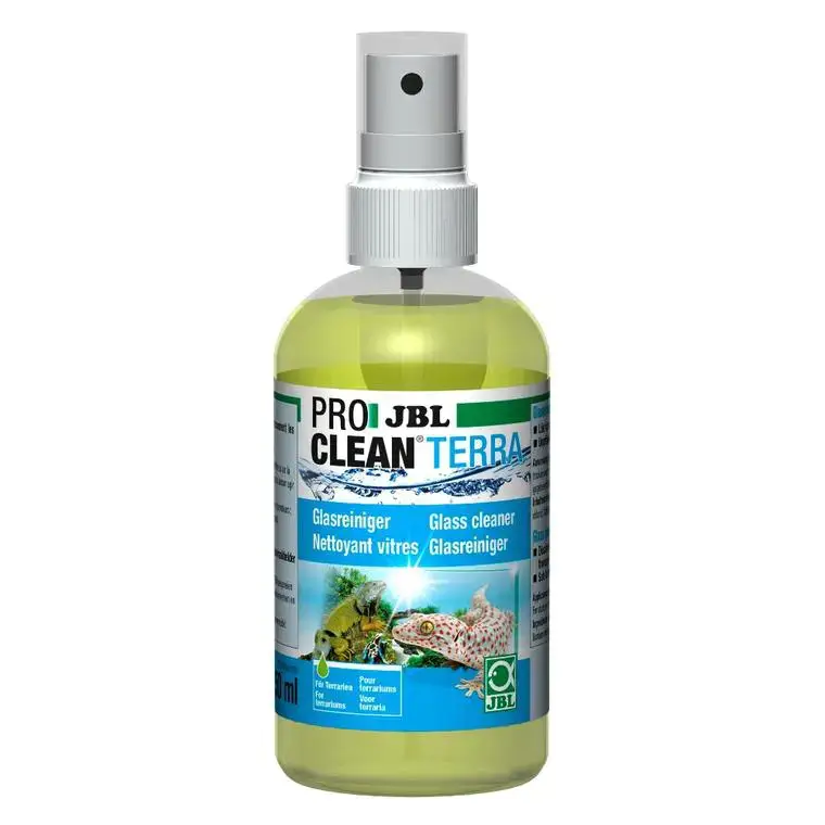 Solde Nettoyant pour les vitres du terrarium coloris vert JBL ProClean Terra – 250 ml
