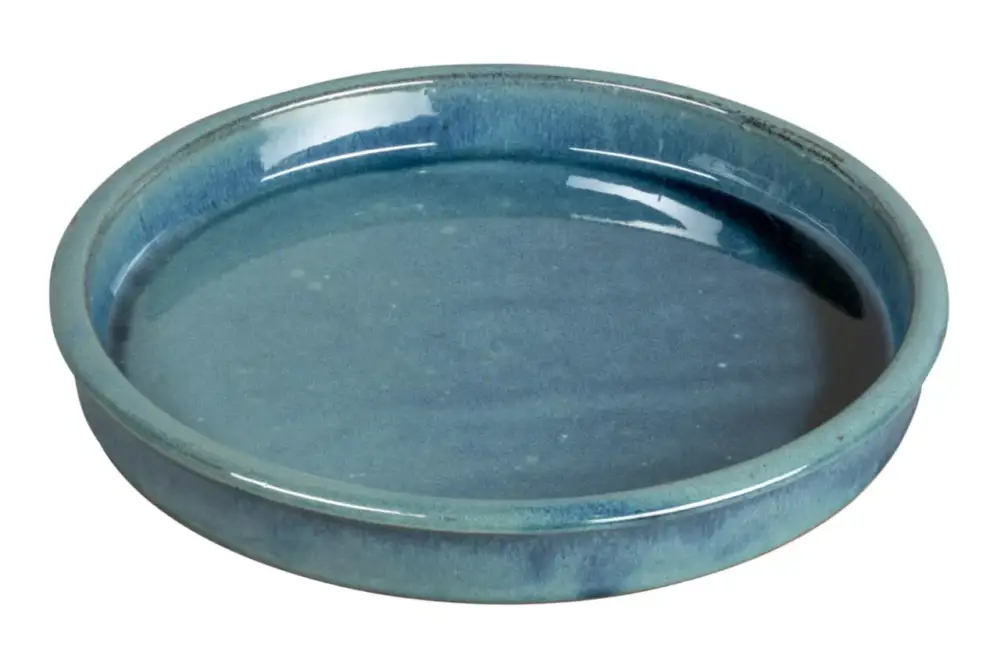Prix Réduit Soucoupe en grès émaillé bleu turquoise Passion for Pottery Shanghaï – Ø 30 cm