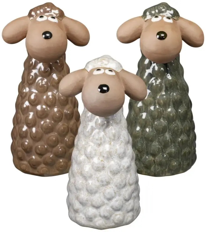 Mouton en terre cuite émaillée Deroma Pecora – 30 cm Bon Plan